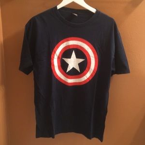 Men’s Marvel Captain America T-shirt Sz. Lg